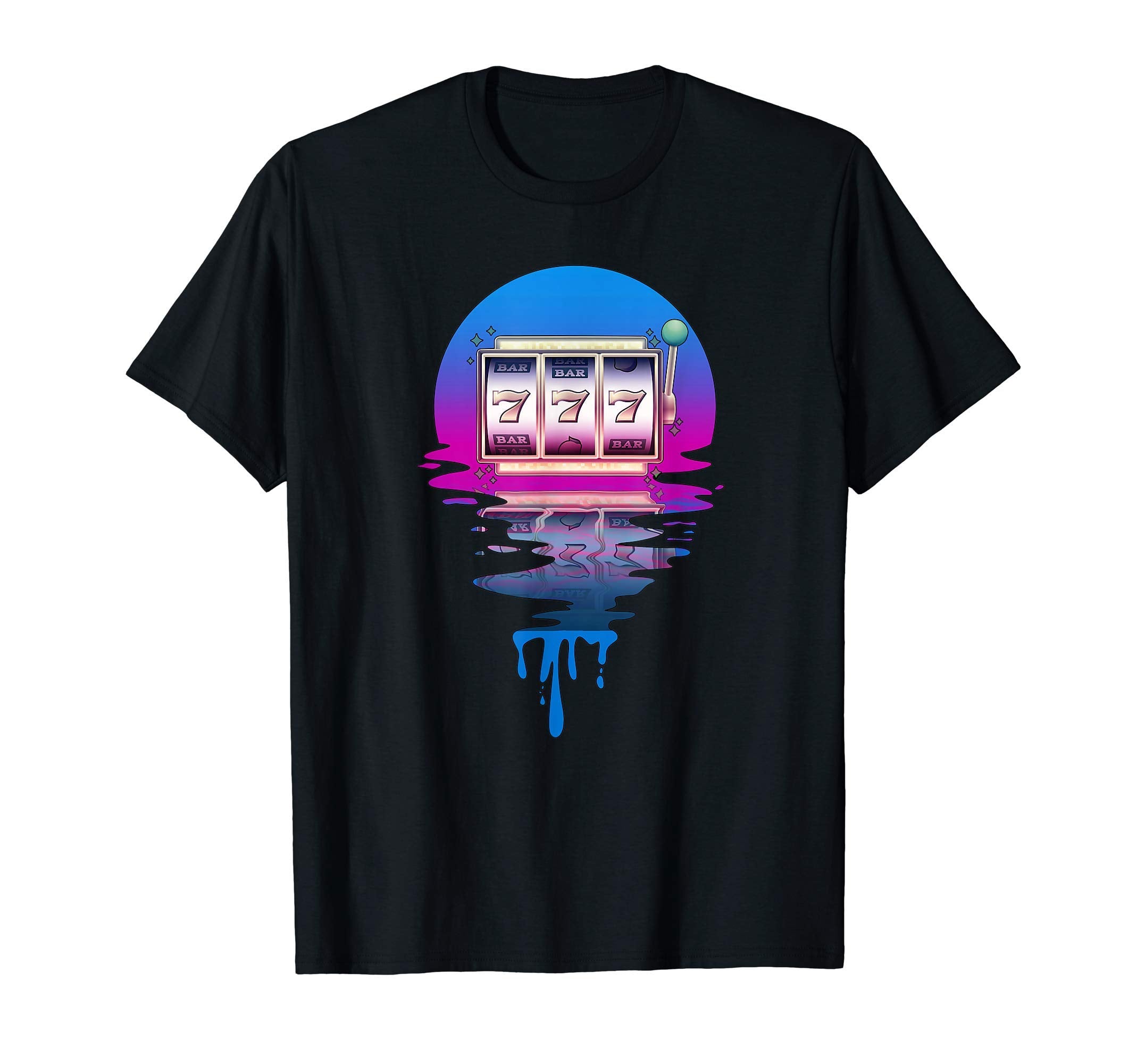 Sunset Slot Machine T-Shirt - Custom Art Print for Adults - T-Shirt, Sweatshirt, Hoodie