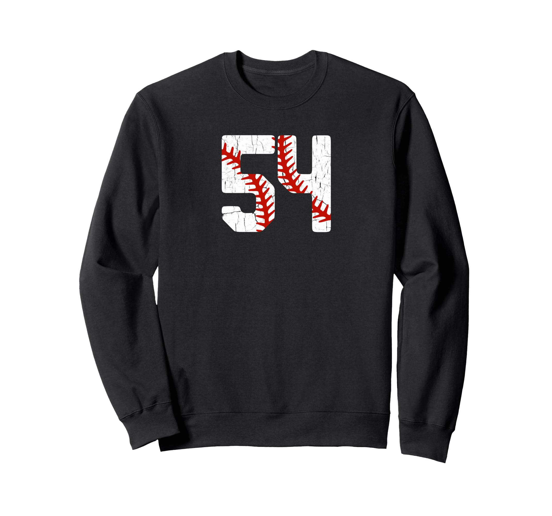 Baseball Player Jersey Number Sweatshirt - Fun Novelty Design for Adults - T-Shirt, Sweatshirt, Hoodie