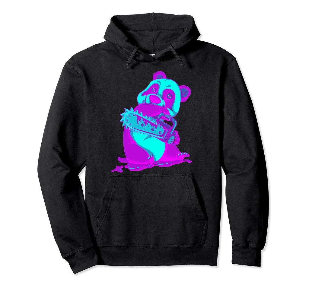 Creepy Vaporwave Animal Synthwave Hoodie - Aesthetic Graphic Men Women - T-Shirt, Sweatshirt, Hoodie