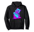 Creepy Vaporwave Animal Synthwave Hoodie - Aesthetic Graphic Men Women - T-Shirt, Sweatshirt, Hoodie