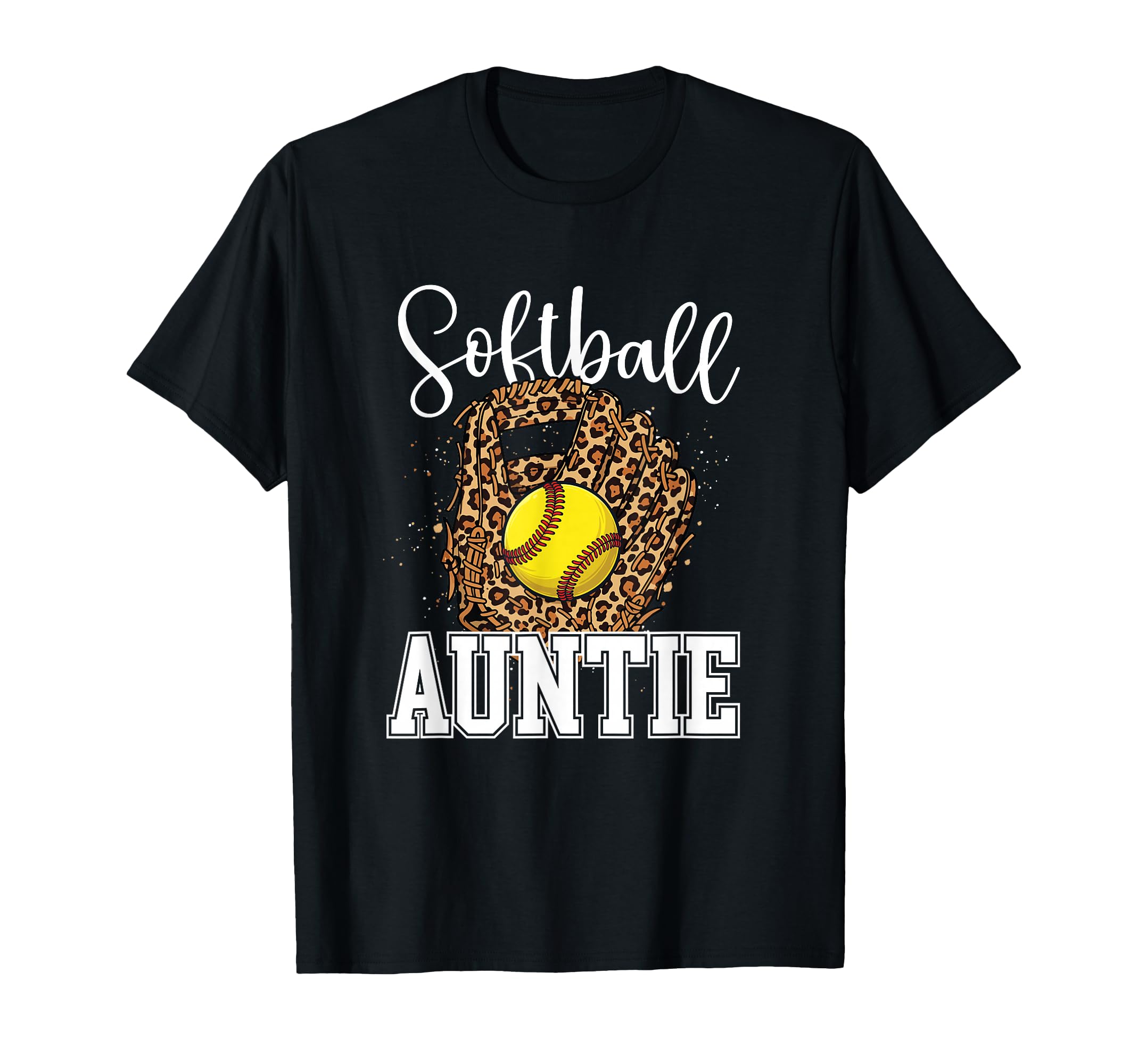 Softball Auntie Softball Lover T-Shirt - Streetwear Style for Adults - T-Shirt, Sweatshirt, Hoodie