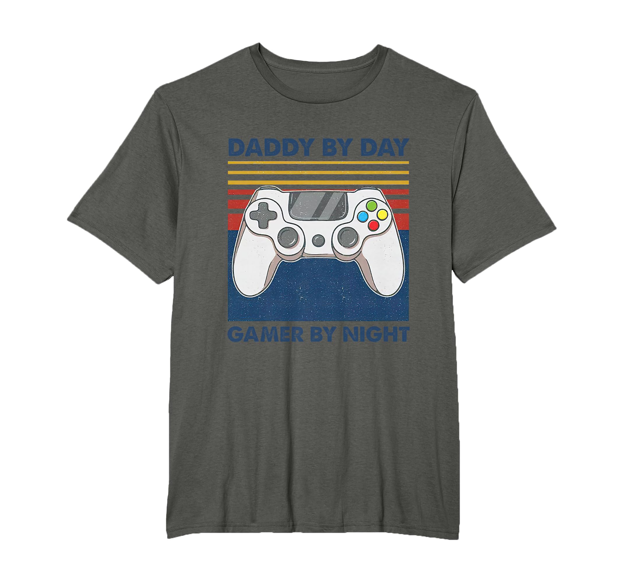 Mens Daddy Day Gamer Night Fathers T-Shirt - Minimalist Print for Adults - T-Shirt, Sweatshirt, Hoodie