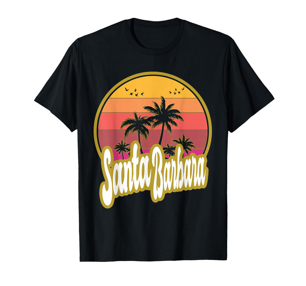 Santa Barbara California Beach Sunset T-Shirt - Unique Graphic for Adults - T-Shirt, Sweatshirt, Hoodie