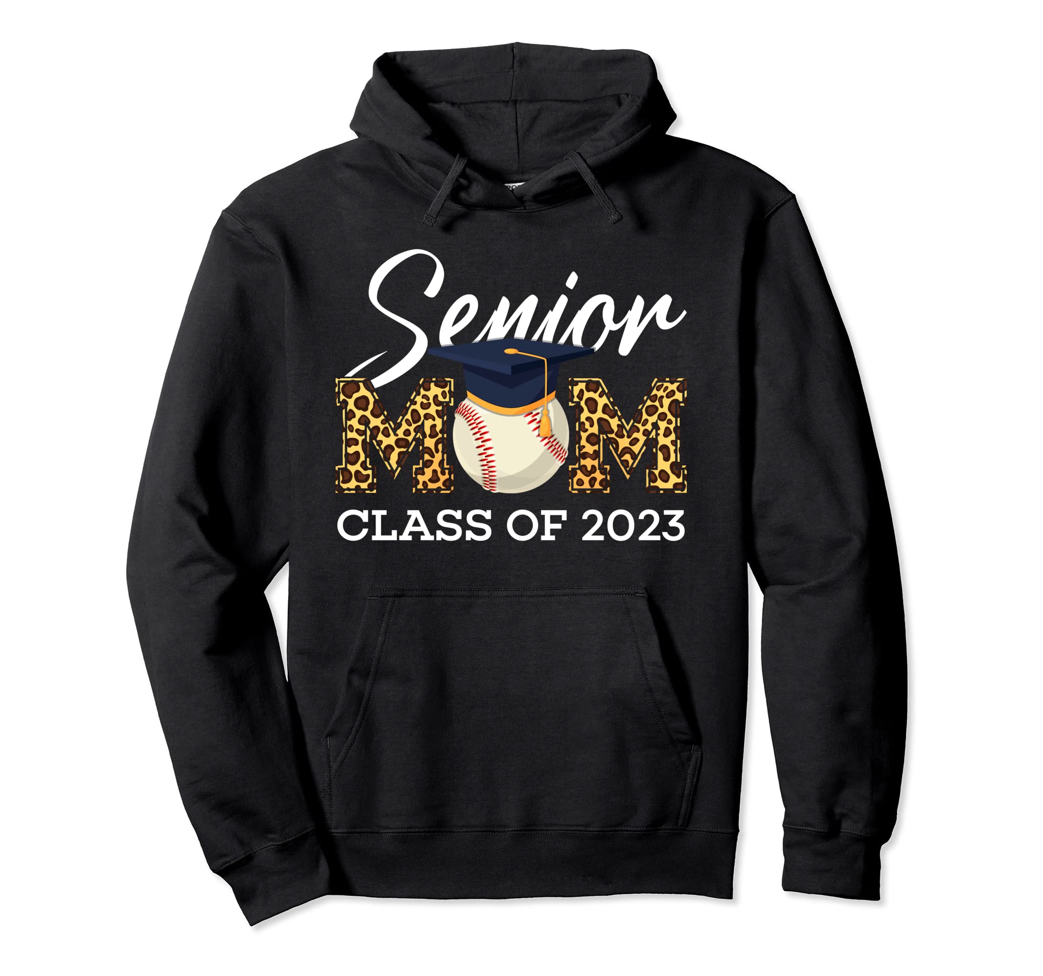 Senior Baseball Mom Class 2023 Hoodie - Casual Everyday Wear Men Women - T-Shirt, Sweatshirt, Hoodie