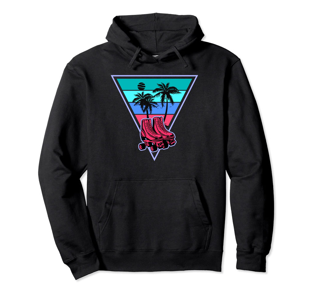 80S Roller Skating Roller Skating Hoodie - Trendy Graphic Men Women - T-Shirt, Sweatshirt, Hoodie