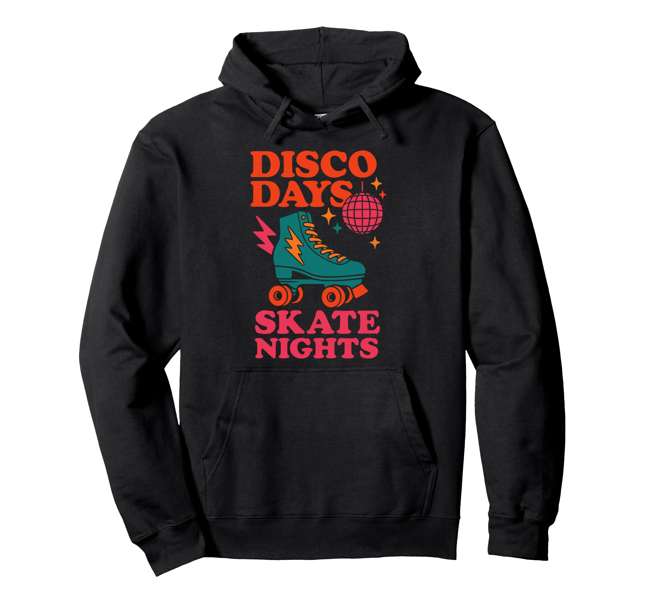 Roller Rink Crew Skate Disco Vibes Hoodie - Streetwear Style for Adults - T-Shirt, Sweatshirt, Hoodie
