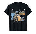 Funny Raccoon Ballfield Baseball Field I T-Shirt - Minimalist Print Unisex - T-Shirt, Sweatshirt, Hoodie