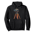 Photography Camera Tripod Hoodie - Fun Novelty Design for Adults - T-Shirt, Sweatshirt, Hoodie