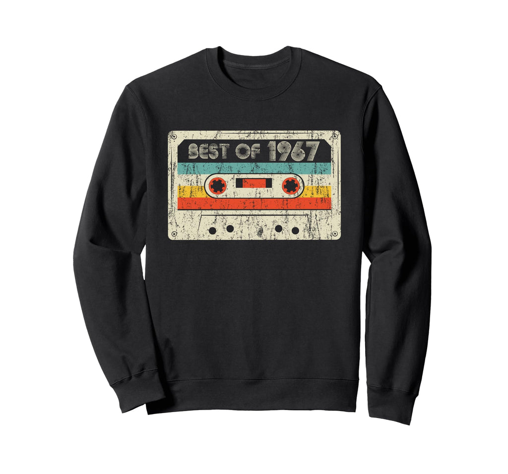 Best 1967 Birthday Yrs 1967 Cassette Sweatshirt - Unique Graphic Men Women - T-Shirt, Sweatshirt, Hoodie