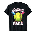 Softball Mama Drip Ice Cream Drip T-Shirt - Trendy Graphic for Adults - T-Shirt, Sweatshirt, Hoodie