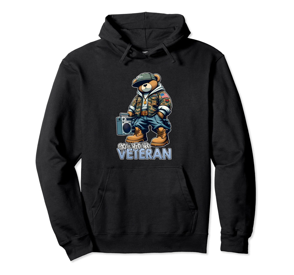 90S Hip Hop Veteran Dope Gift Old School Hoodie - Graphic Print for Adults - T-Shirt, Sweatshirt, Hoodie