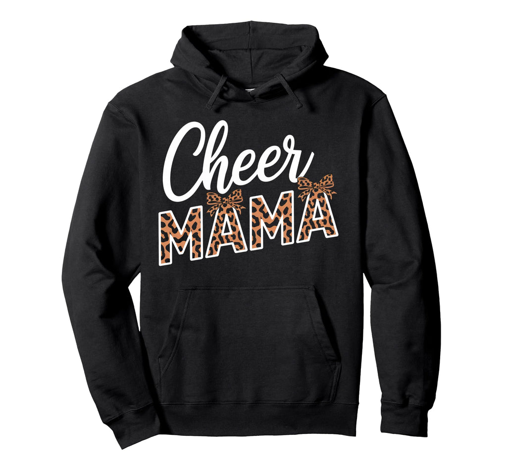 Cheer Mom Mother Bow Cheerleader Game Hoodie - Unique Graphic for Adults - T-Shirt, Sweatshirt, Hoodie