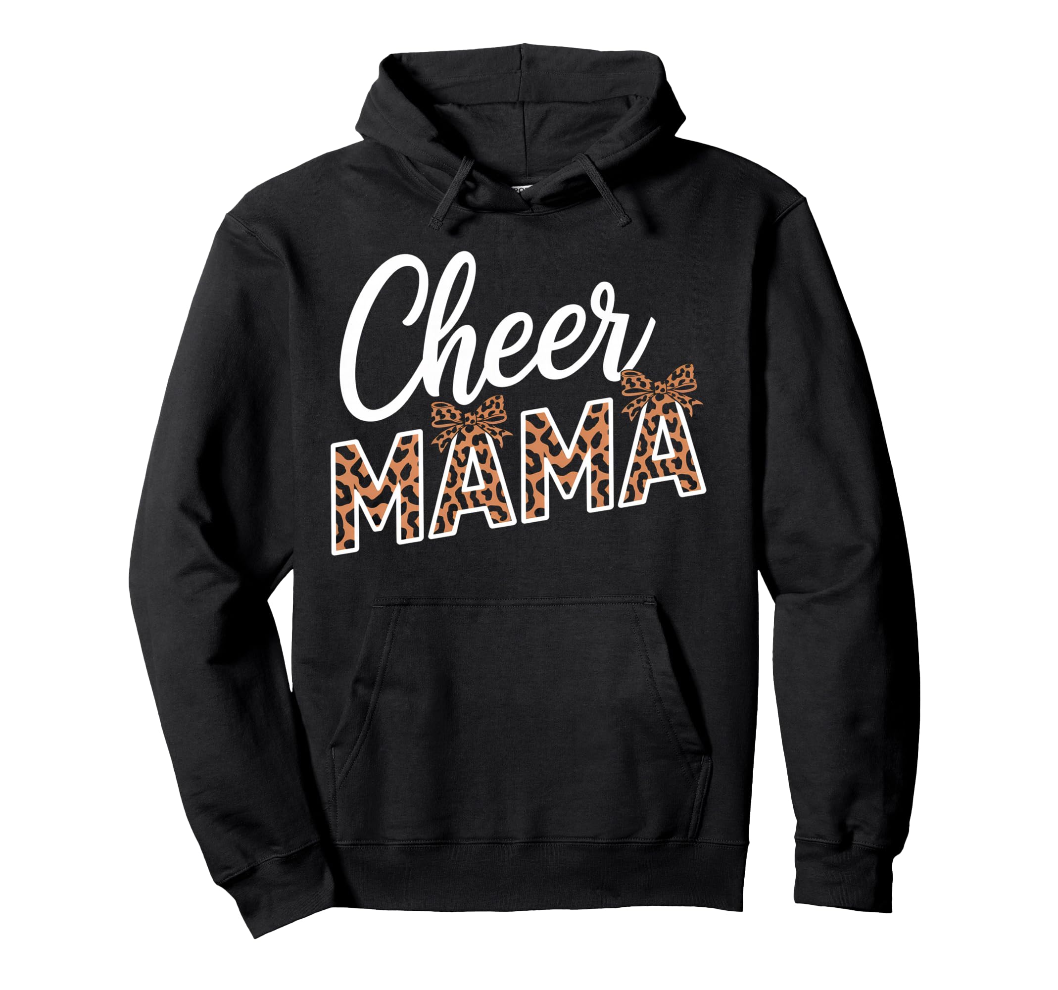 Cheer Mom Mother Bow Cheerleader Game Hoodie - Unique Graphic for Adults - T-Shirt, Sweatshirt, Hoodie
