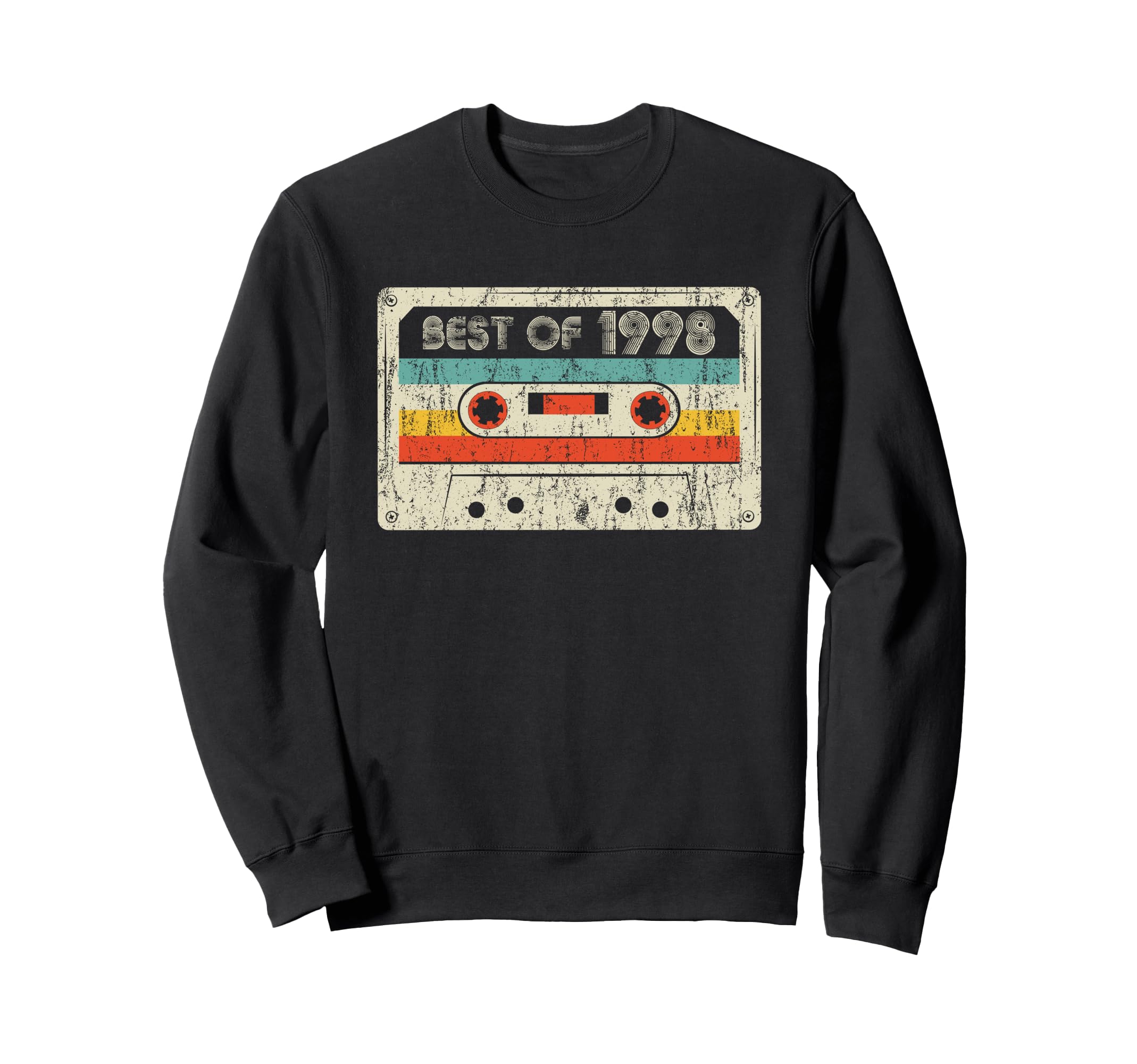 Best 1998 Birthday Yrs 1998 Cassette Sweatshirt - Streetwear Style Unisex - T-Shirt, Sweatshirt, Hoodie