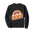 Angel Number 222 Rainbow Sweatshirt - Streetwear Style for Adults - T-Shirt, Sweatshirt, Hoodie