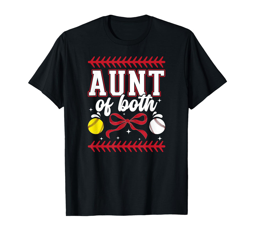 Aunt Both Coquette Baseball Softball T-Shirt - Custom Art Print Men Women - T-Shirt, Sweatshirt, Hoodie
