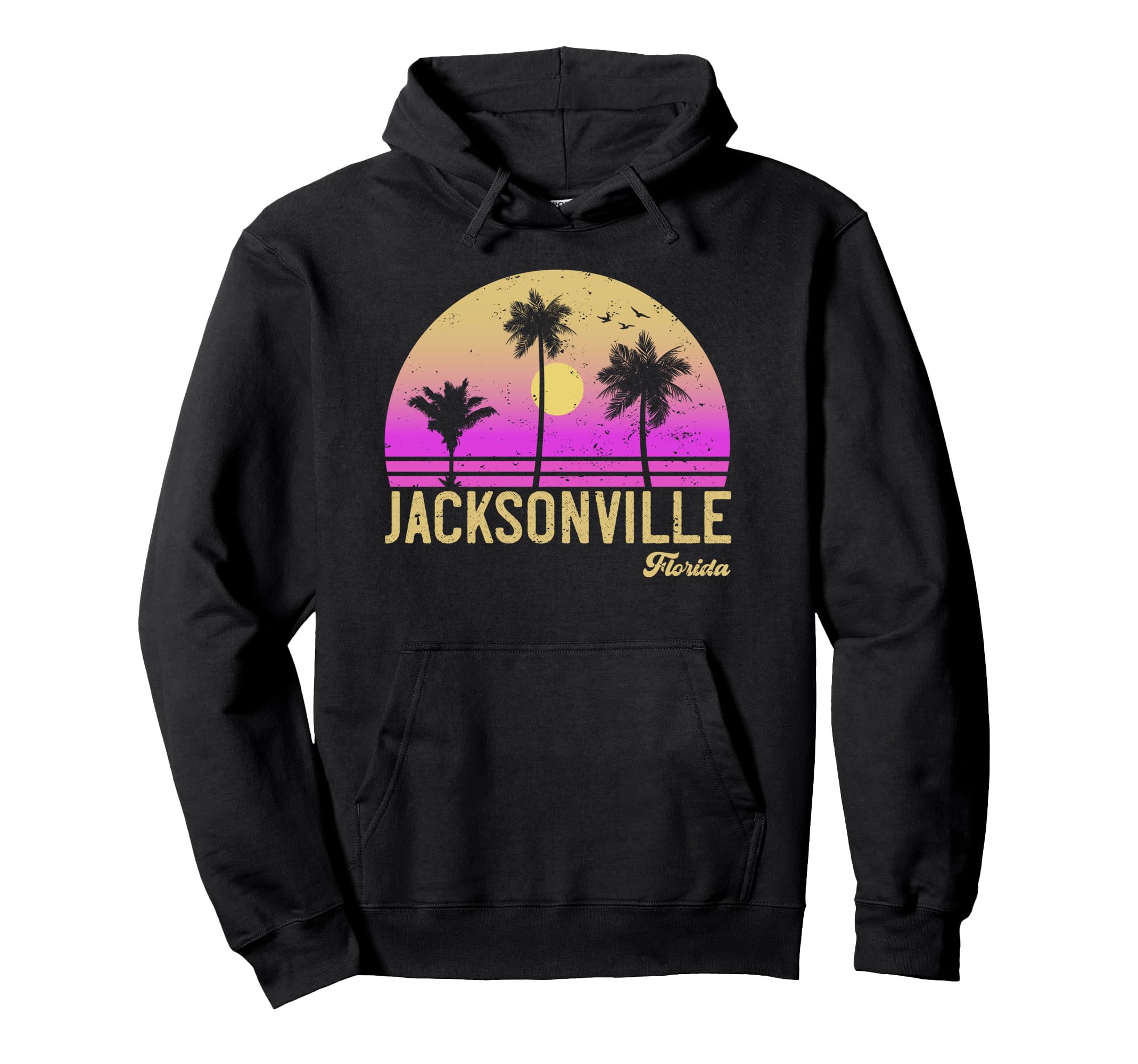 Jacksonville Florida Sunset Hoodie - Casual Everyday Wear Men Women - T-Shirt, Sweatshirt, Hoodie