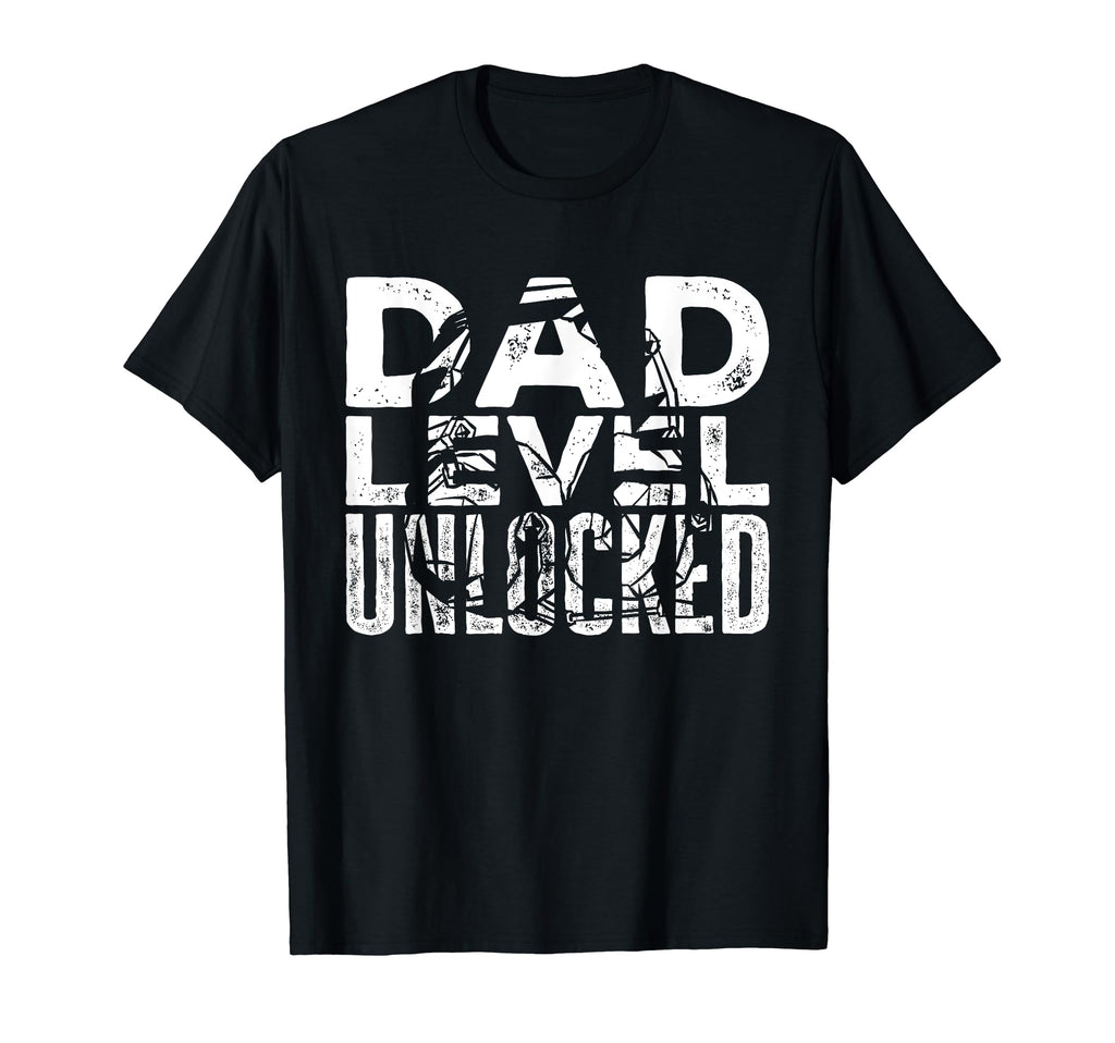 Gamer Dad Funny Dad Level Unlocked T-Shirt - Trendy Graphic for Adults - T-Shirt, Sweatshirt, Hoodie