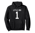 Number 1 Little Bro Biggest Fan Hoodie - Fun Novelty Design Men Women - T-Shirt, Sweatshirt, Hoodie