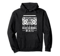 Old School Hip Hop Beats Boombox Hoodie - Graphic Print for Adults - T-Shirt, Sweatshirt, Hoodie