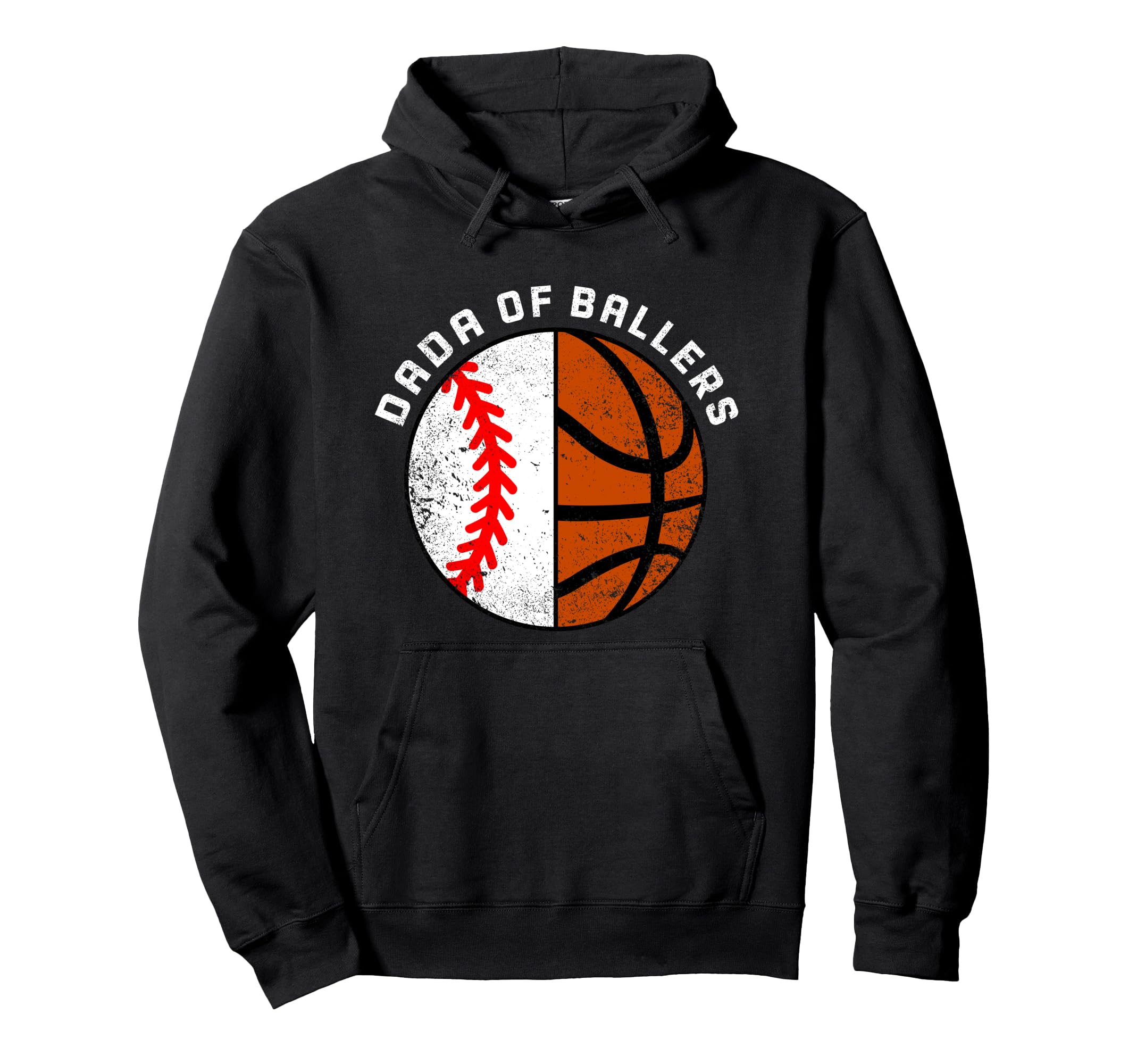 Dada Ballers Funny Baseball Basketball Hoodie - Streetwear Style Men Women - T-Shirt, Sweatshirt, Hoodie