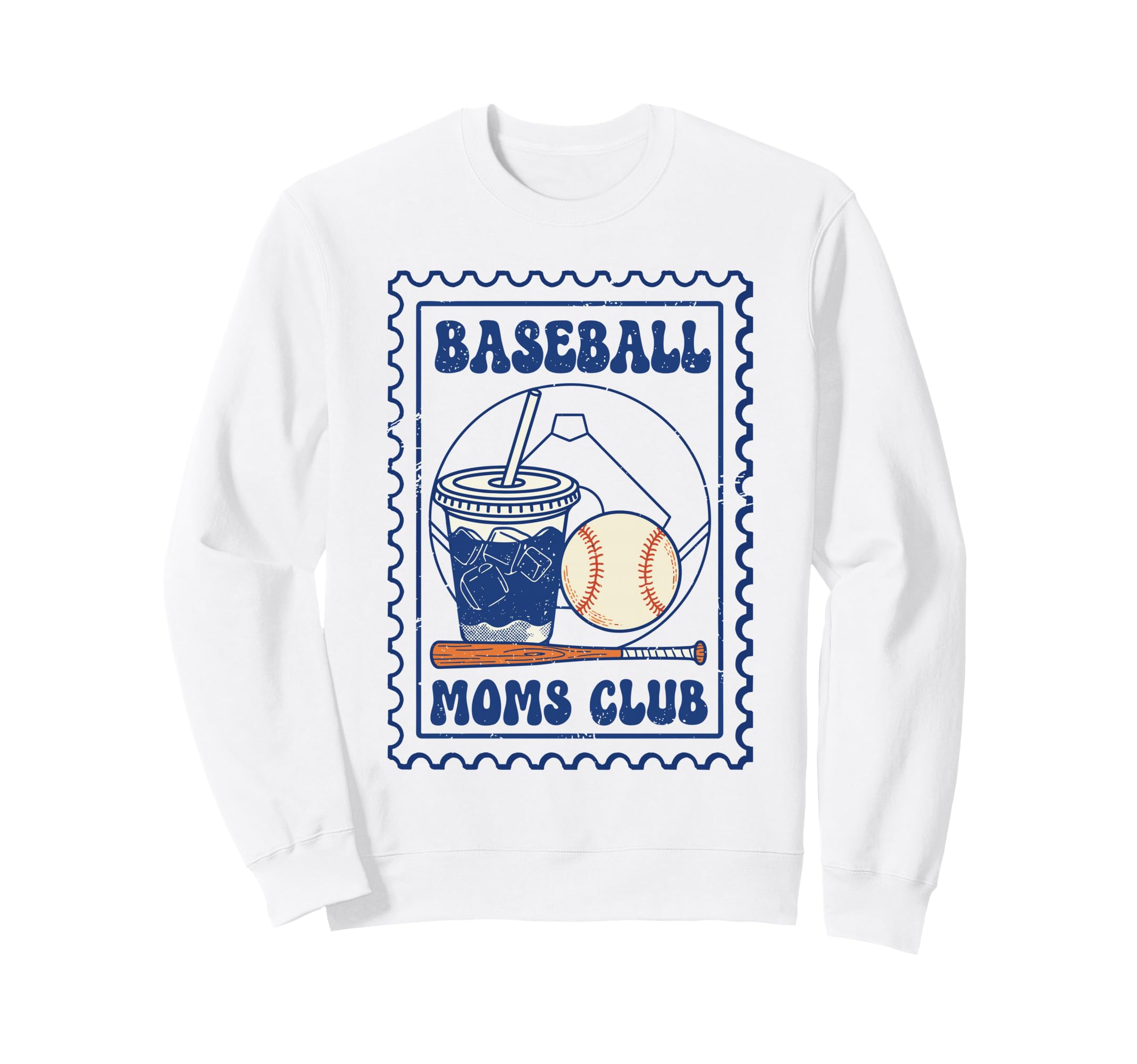 Baseball Moms Club Sweatshirt - Novelty Apparel Unisex - T-Shirt, Sweatshirt, Hoodie