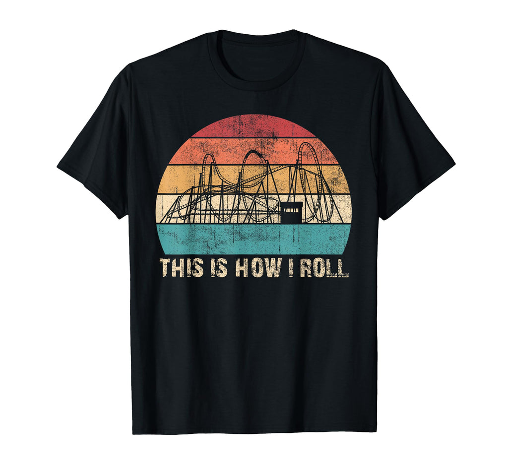 Roller Coaster Amusement Park T-Shirt - Graphic Print Men Women - T-Shirt, Sweatshirt, Hoodie
