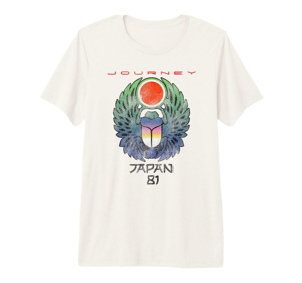 Mens Journey Japan 1981 Scarab Beetle T-Shirt - Minimalist Print Men Women - T-Shirt, Sweatshirt, Hoodie