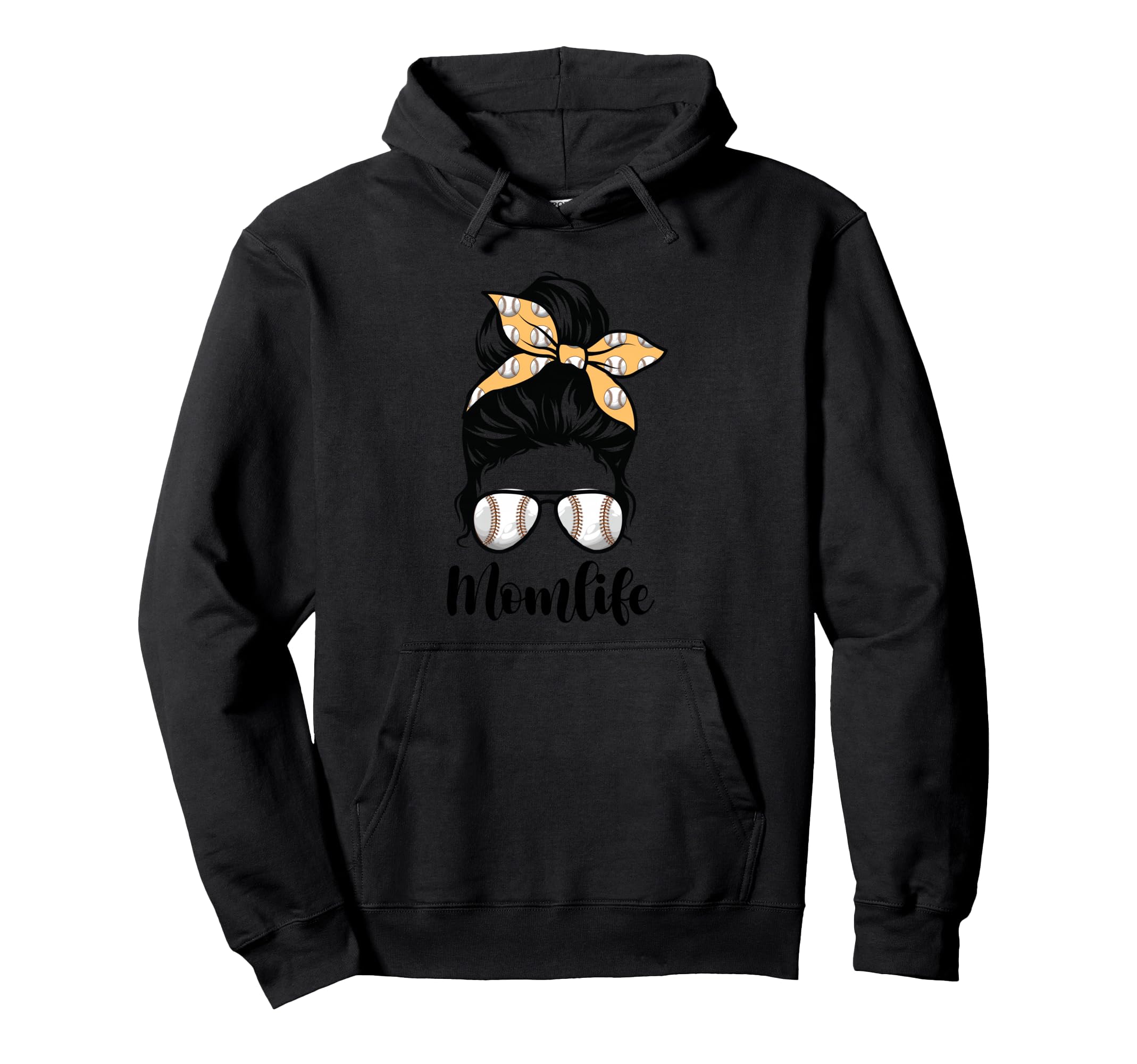 Mom Life Messy Bun Lovers Mother Soccer Hoodie - Streetwear Style Unisex - T-Shirt, Sweatshirt, Hoodie