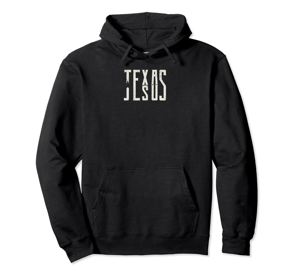 Distressed Texas Jesus Hoodie - Graphic Print Unisex - T-Shirt, Sweatshirt, Hoodie