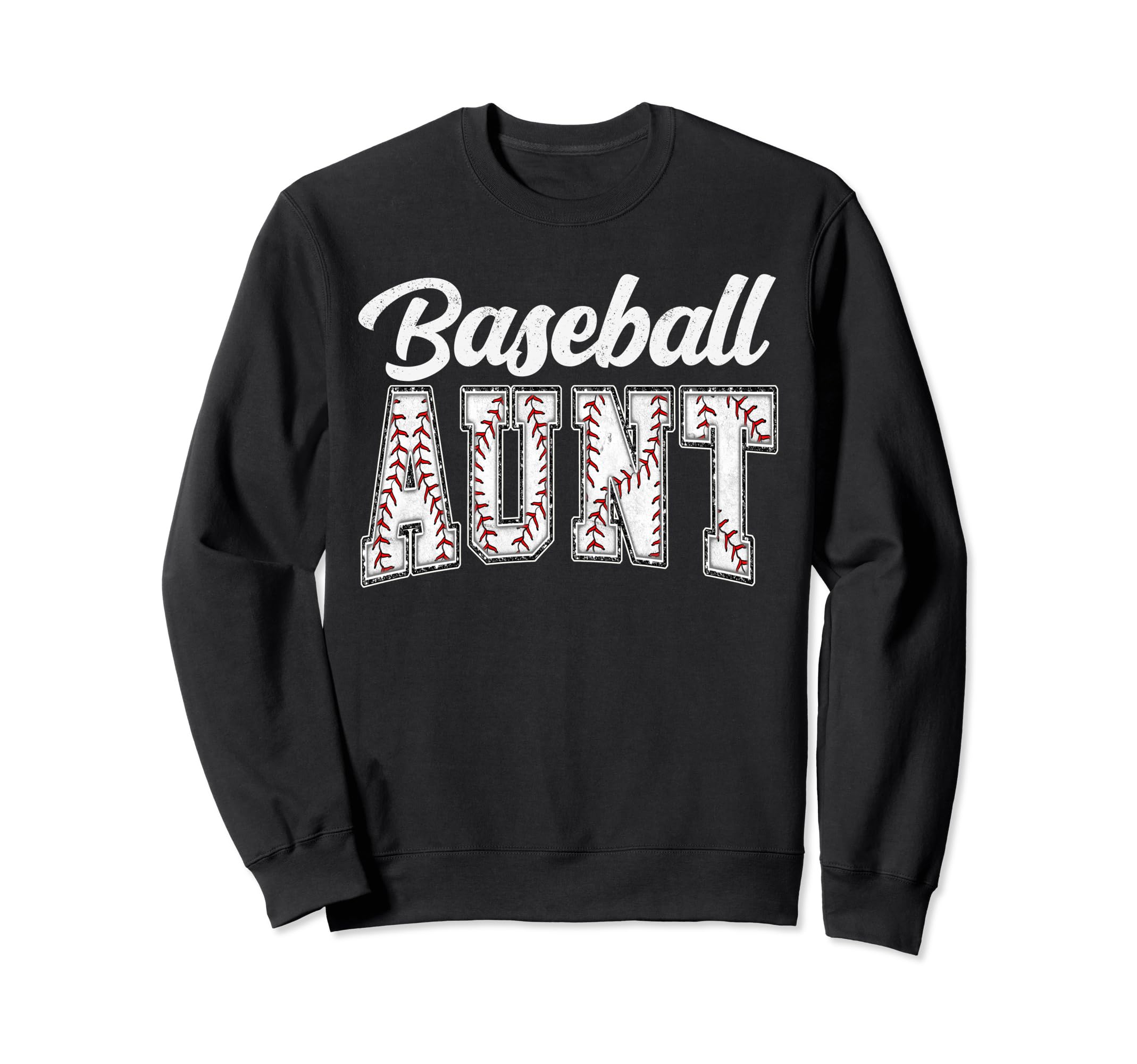 Baseball Aunt Baseball Auntie Nephew Sweatshirt - Trendy Graphic Men Women - T-Shirt, Sweatshirt, Hoodie