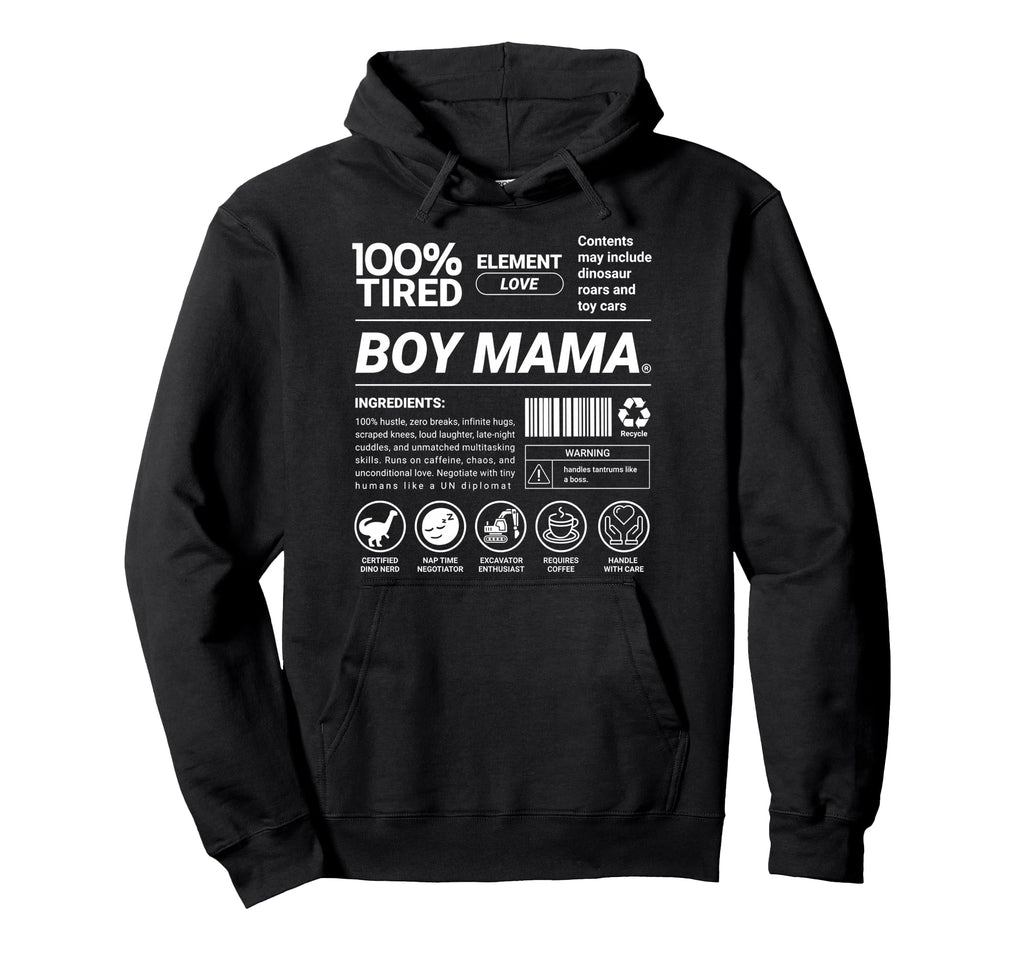 100 Tired Mama Mom Definition Hoodie - Streetwear Style Men Women - T-Shirt, Sweatshirt, Hoodie
