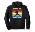 Husband Dad Baseball Legend Hoodie - Trendy Graphic Unisex - T-Shirt, Sweatshirt, Hoodie
