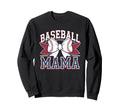 Baseball Mama Coquette Bow Game Sweatshirt - Custom Art Print Men Women - T-Shirt, Sweatshirt, Hoodie