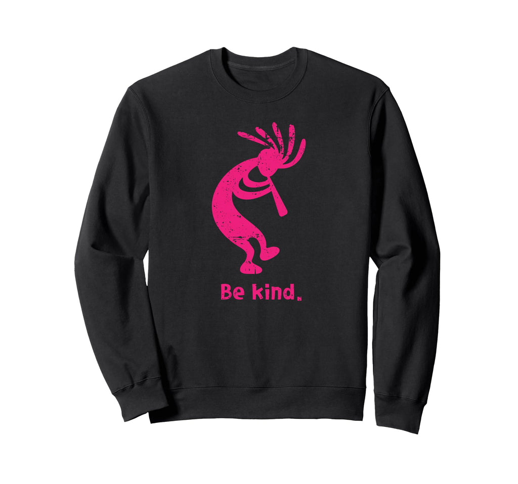 Be Kind Dancing Kokopelli Sweatshirt - Casual Everyday Wear for Adults - T-Shirt, Sweatshirt, Hoodie