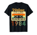 1984 Birthday Cassette Tape T-Shirt - Fun Novelty Design Men Women - T-Shirt, Sweatshirt, Hoodie