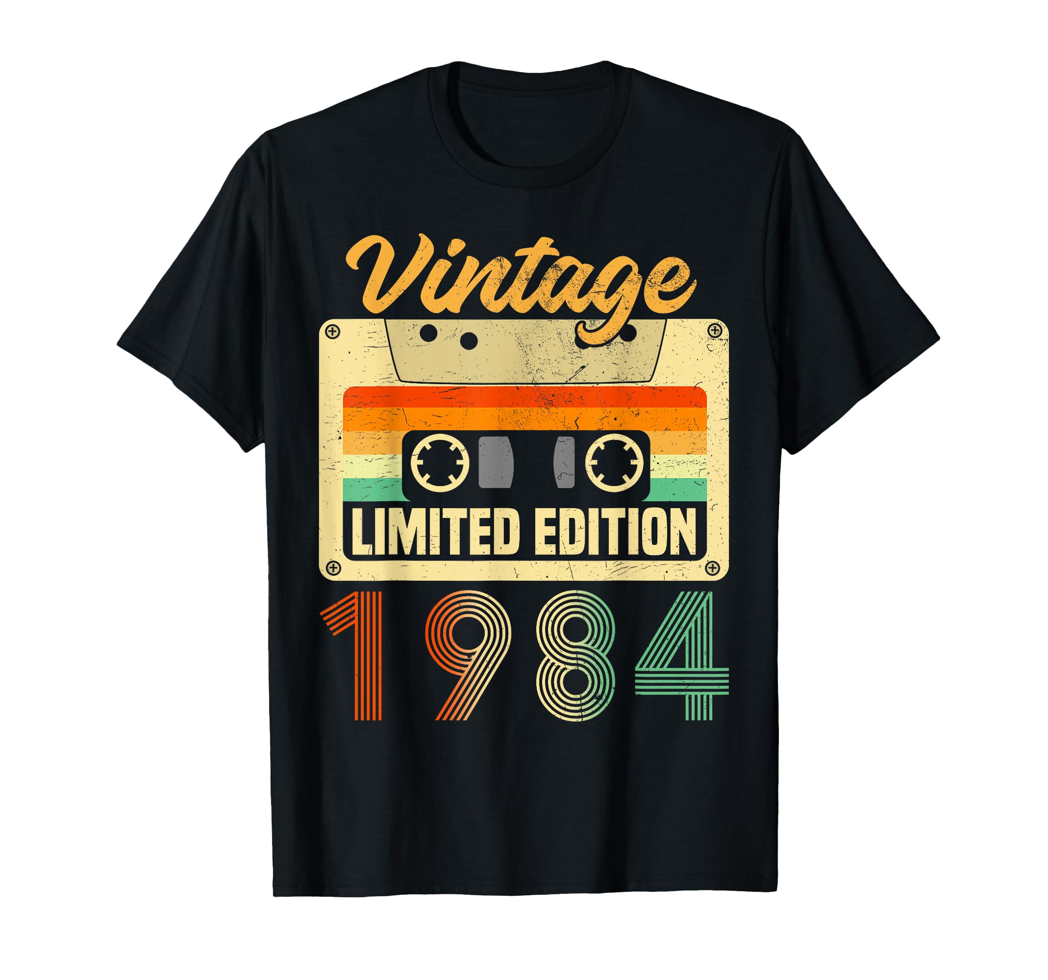 1984 Birthday Cassette Tape T-Shirt - Fun Novelty Design Men Women - T-Shirt, Sweatshirt, Hoodie