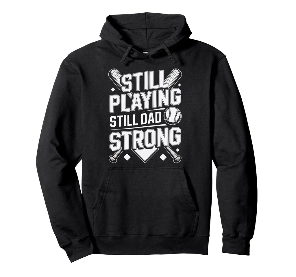 Baseball Dad Baseballer Daddy Hoodie - Aesthetic Graphic for Adults - T-Shirt, Sweatshirt, Hoodie