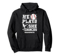 Dad Both Dance And Baseball Dad Hoodie - Casual Everyday Wear for Adults - T-Shirt, Sweatshirt, Hoodie