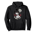 Horror Anime Goth Oni Mask Creepy Hoodie - Graphic Print Men Women - T-Shirt, Sweatshirt, Hoodie