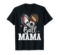 Ball Mama Baseball Football Soccer Ball T-Shirt - Graphic Print Unisex - T-Shirt, Sweatshirt, Hoodie