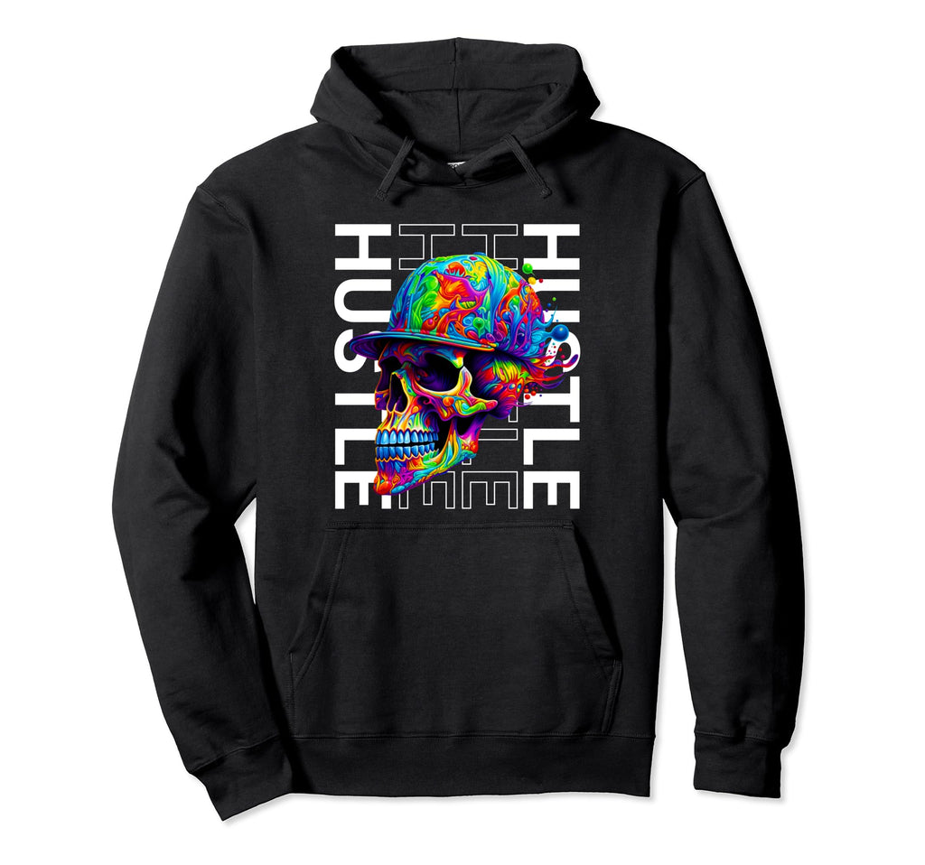 Graffiti Hip Hop Old School Hoodie - Casual Everyday Wear Men Women - T-Shirt, Sweatshirt, Hoodie