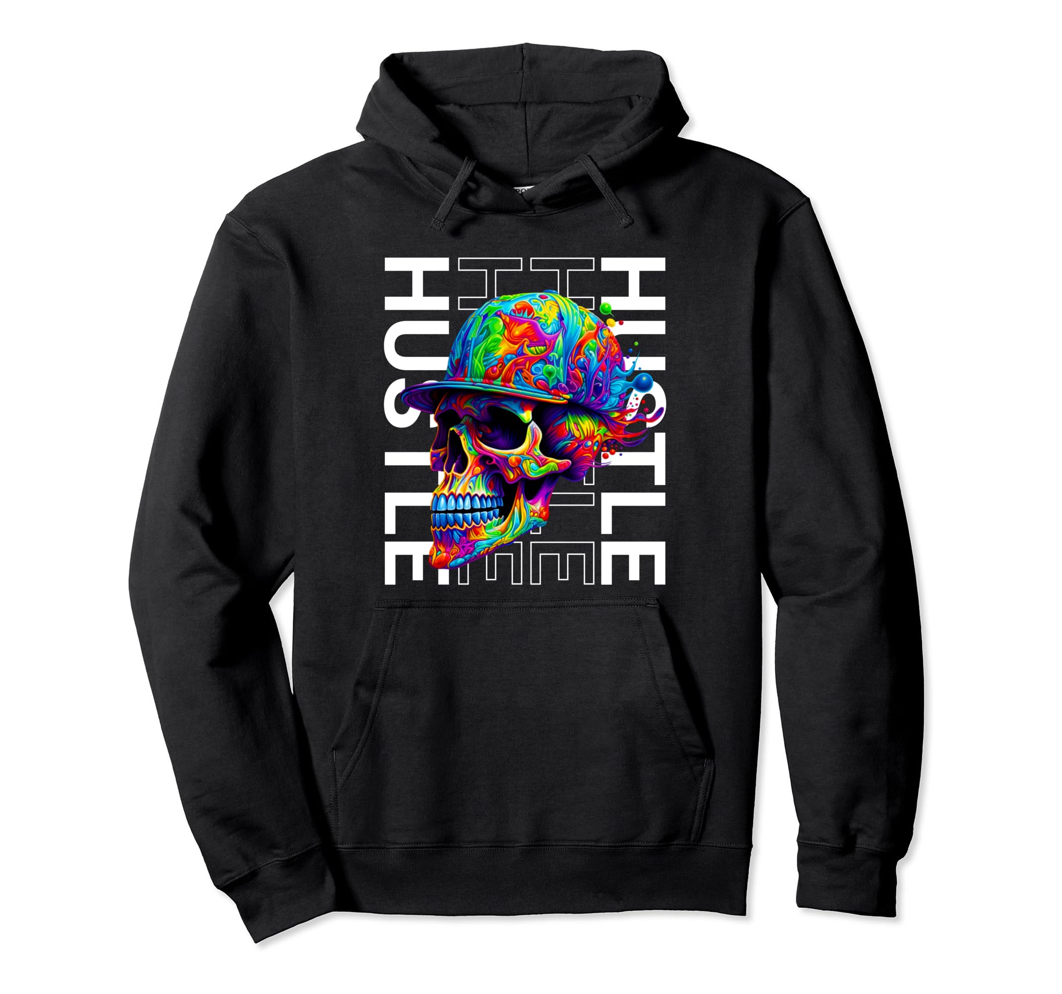 Graffiti Hip Hop Old School Hoodie - Casual Everyday Wear Men Women - T-Shirt, Sweatshirt, Hoodie
