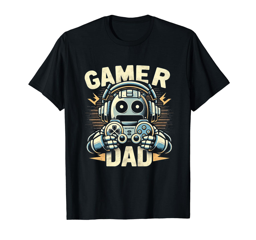 Gamer Dad Game Controller Gaming T-Shirt - Aesthetic Graphic Men Women - T-Shirt, Sweatshirt, Hoodie