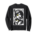 Punk And Cat Graffiti Grunge 90S Sweatshirt - Novelty Apparel for Adults - T-Shirt, Sweatshirt, Hoodie