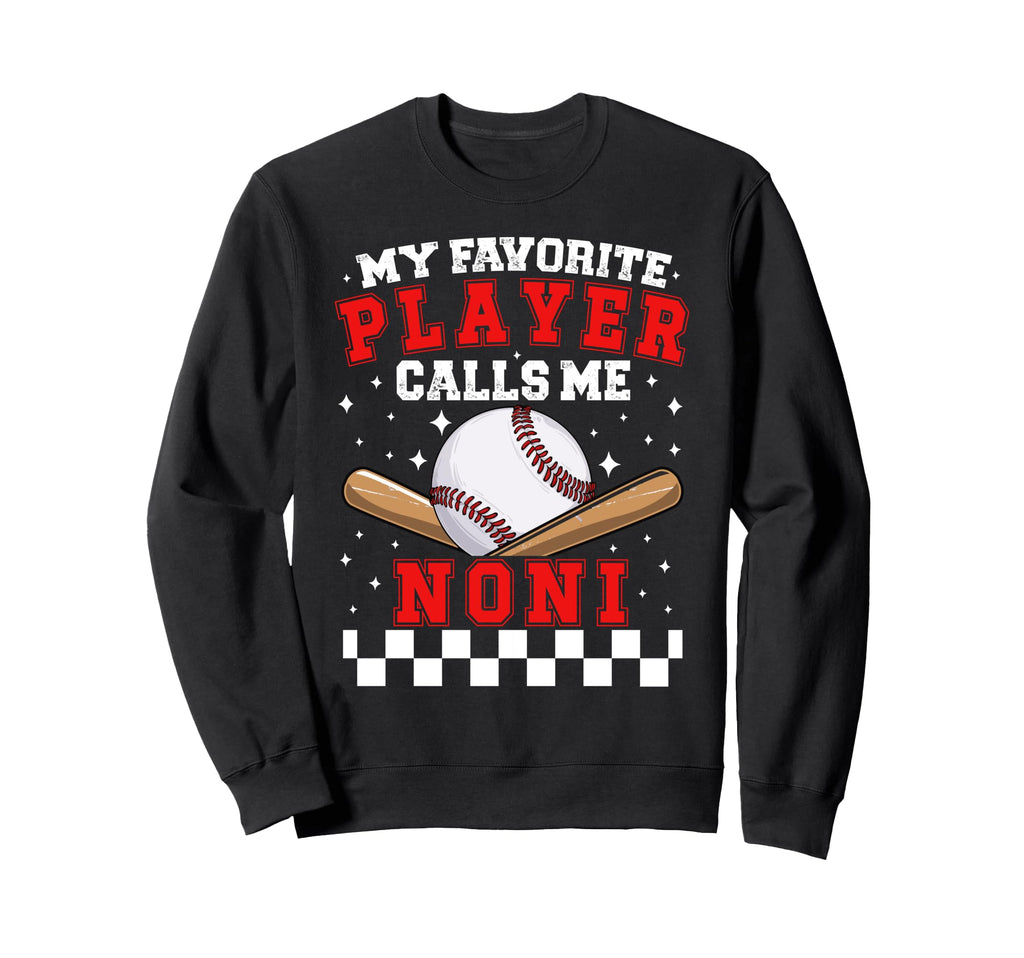 Proud Baseball Noni Baseball Sweatshirt - Casual Everyday Wear Men Women - T-Shirt, Sweatshirt, Hoodie