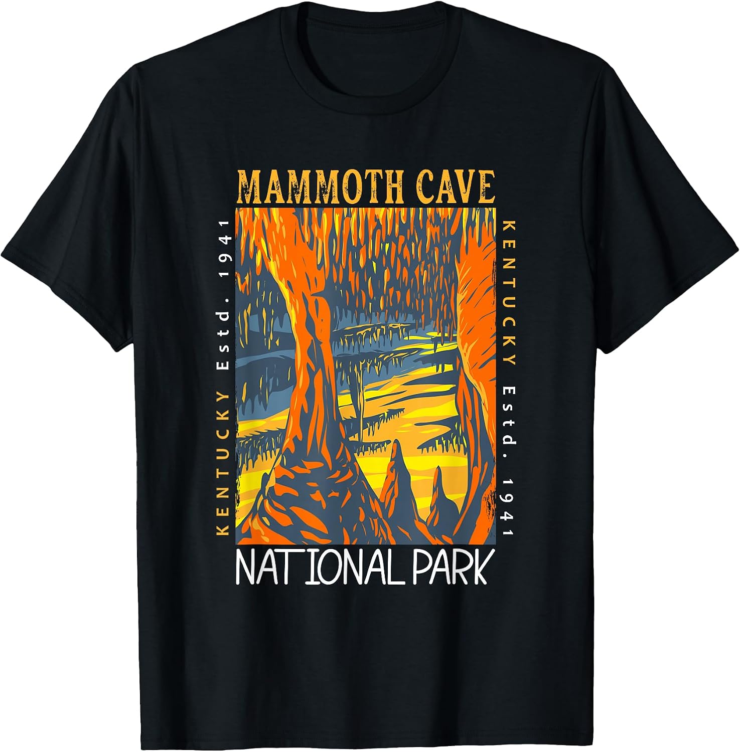 Mammoth Cave National Park USA Gift Merch - Adult & Kids T-Shirts, Sweatshirts & Hoodies apparel design preview 1
