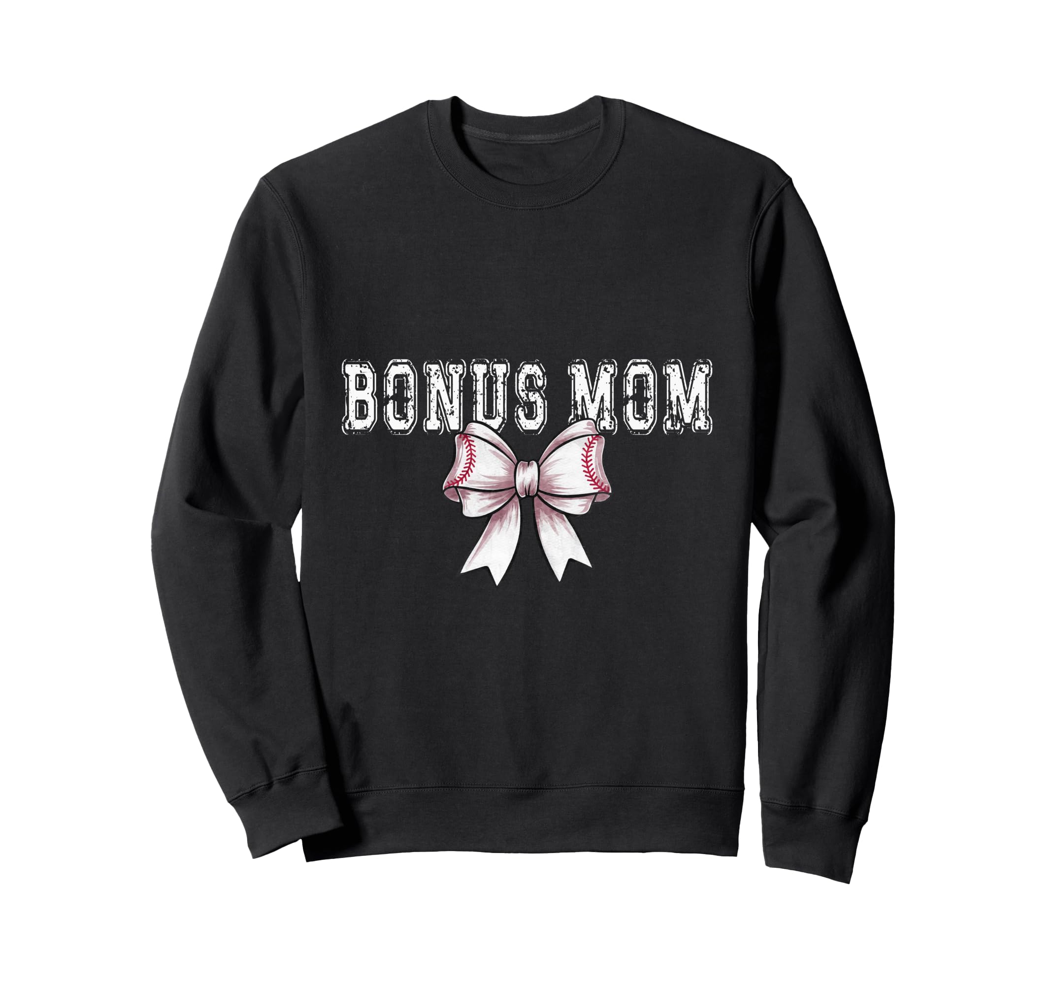 Coquette Baseball Bonus Mom Spirit Sweatshirt - Custom Art Print for Adults - T-Shirt, Sweatshirt, Hoodie