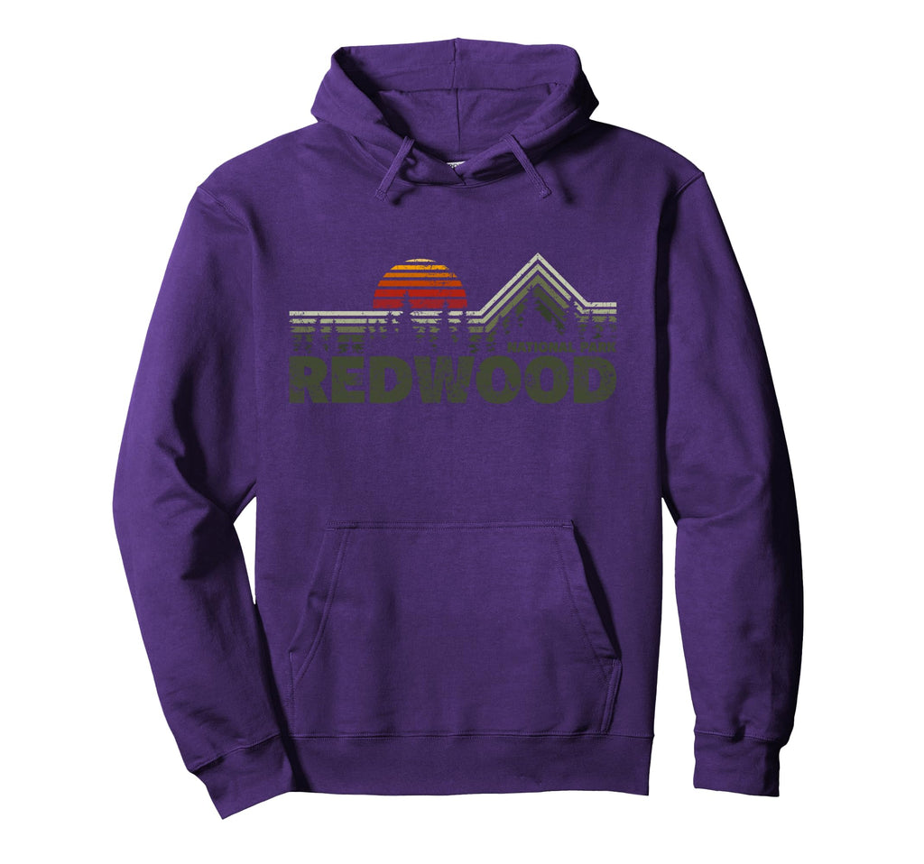 Redwood National Park Nature Hoodie - Minimalist Print Men Women - T-Shirt, Sweatshirt, Hoodie