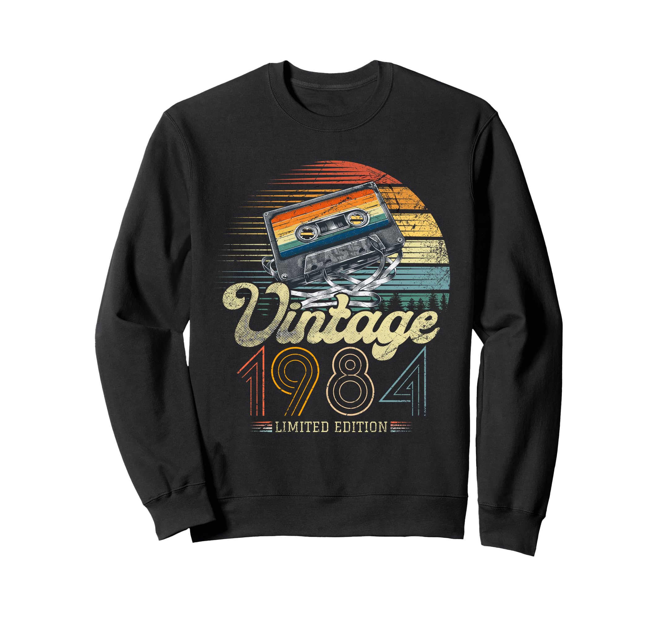1984 Cassette Tape Sweatshirt - Custom Art Print for Adults - T-Shirt, Sweatshirt, Hoodie